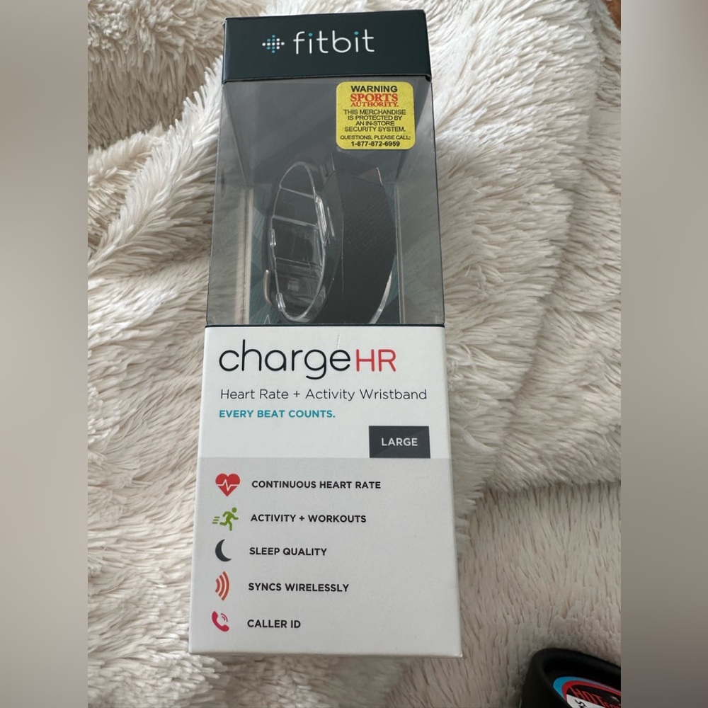 New, Fitbit Charge HR. In box and unused.